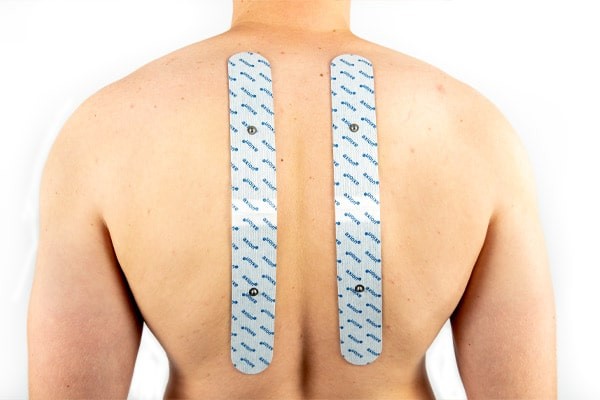 Back electrodes 33x4.5 cm - 2 pieces